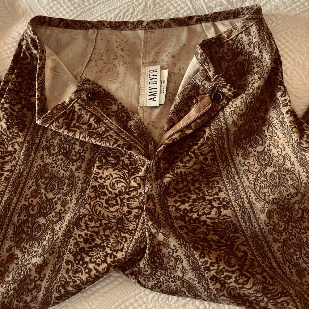 😊BOHEMIAN STYLE FOR YOUNG TEEN GIRL. VINTAGE AMY BYER PANTS. GIRLS SIZE 14 - Picture 3 of 16